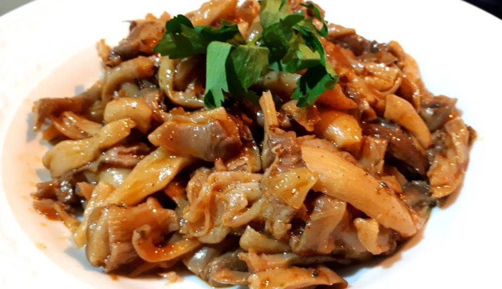 İstiridye Mantarı Kavurma